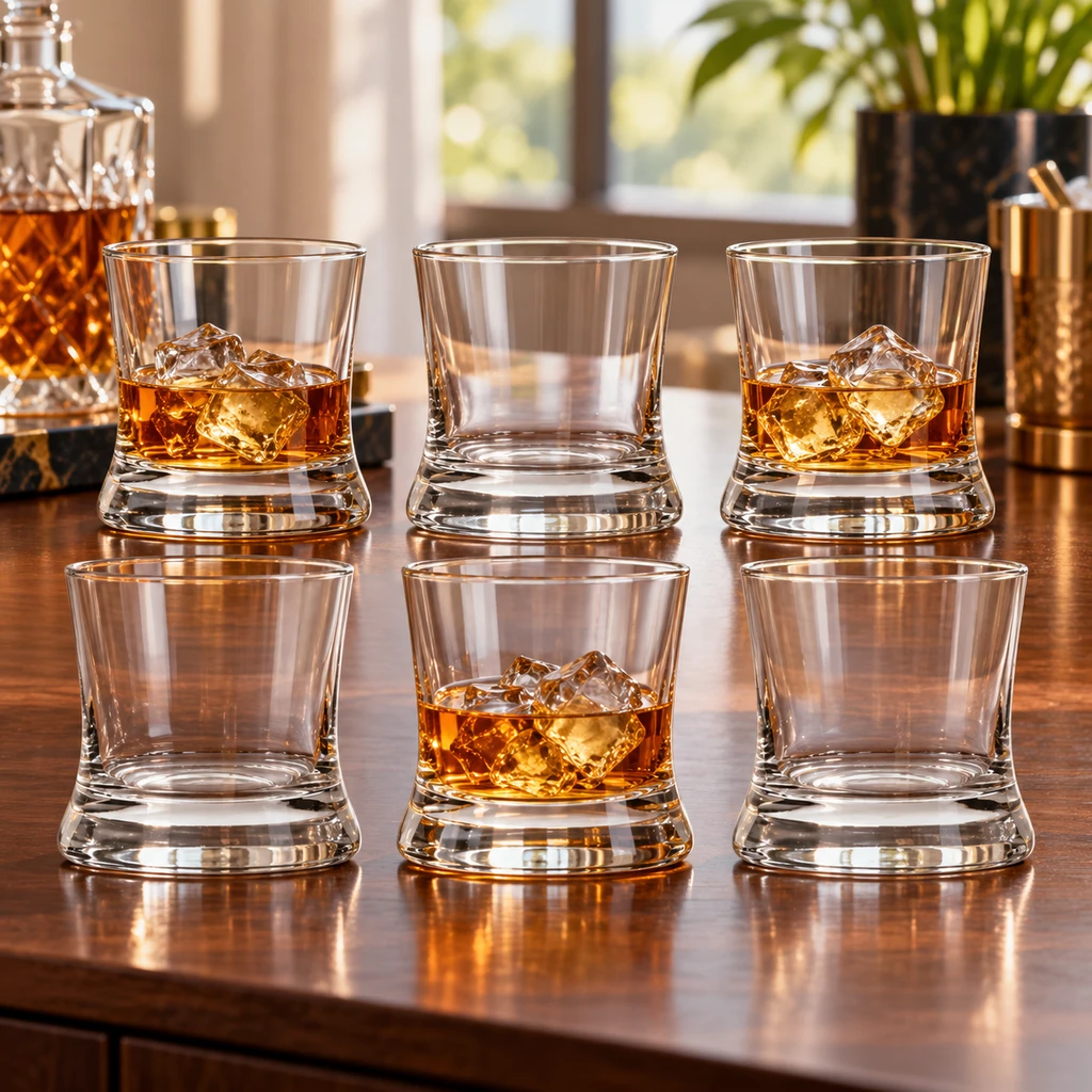 Sanjeev Kapoor Whisky Glass Set — Set of 6 - view 3